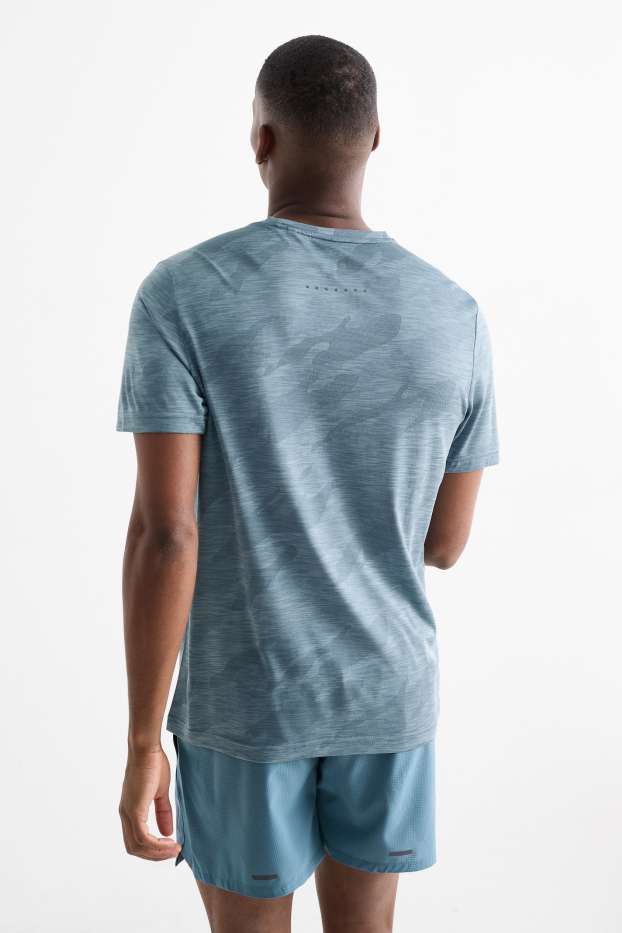 Hommes - Haut de sport - regular fit - à motif - bleu