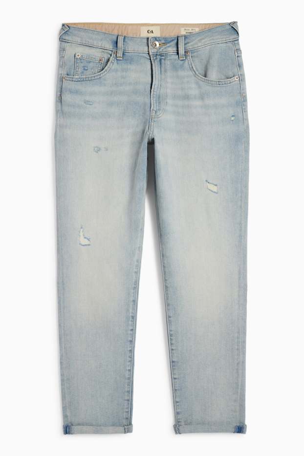 Donna - Boyfriend jeans - vita media - LYCRA® - jeans azzurro