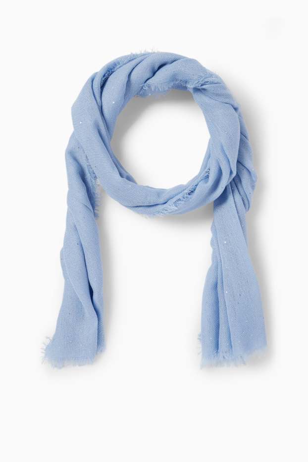 Femmes - Foulard - bleu clair