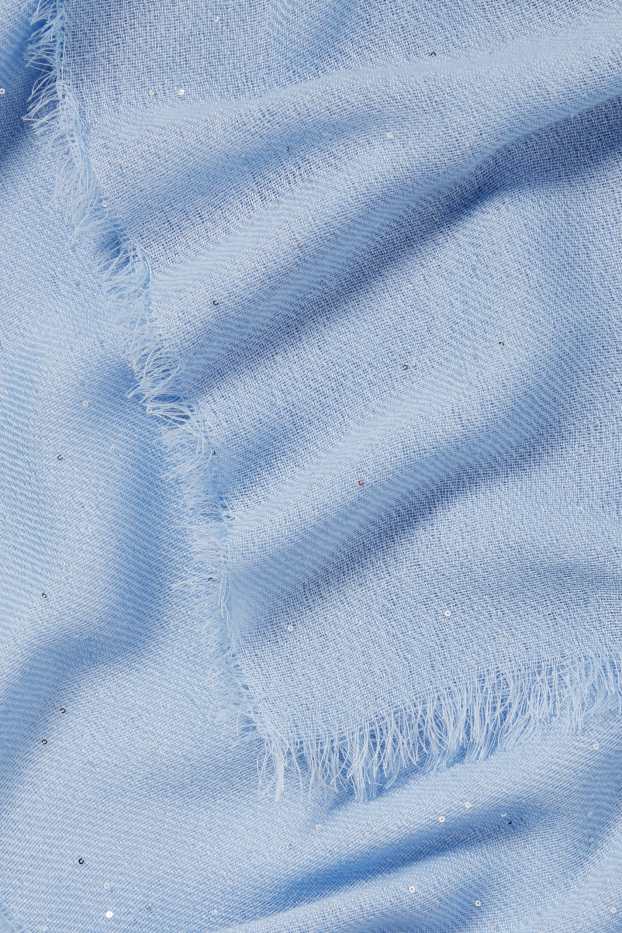 Femmes - Foulard - bleu clair