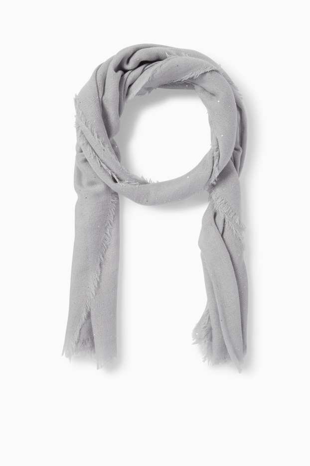 Femmes - Foulard - gris