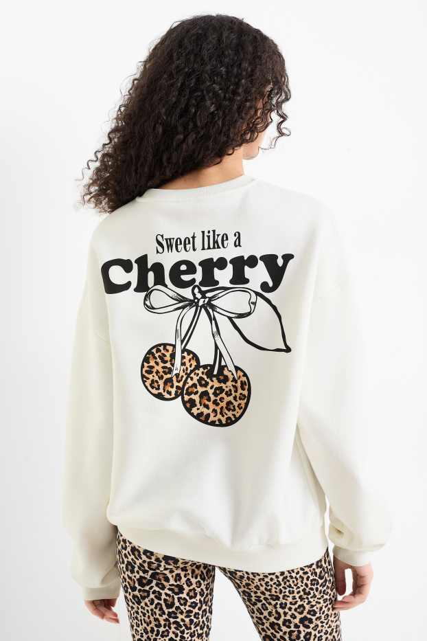 Femmes - Sweat - blanc crème