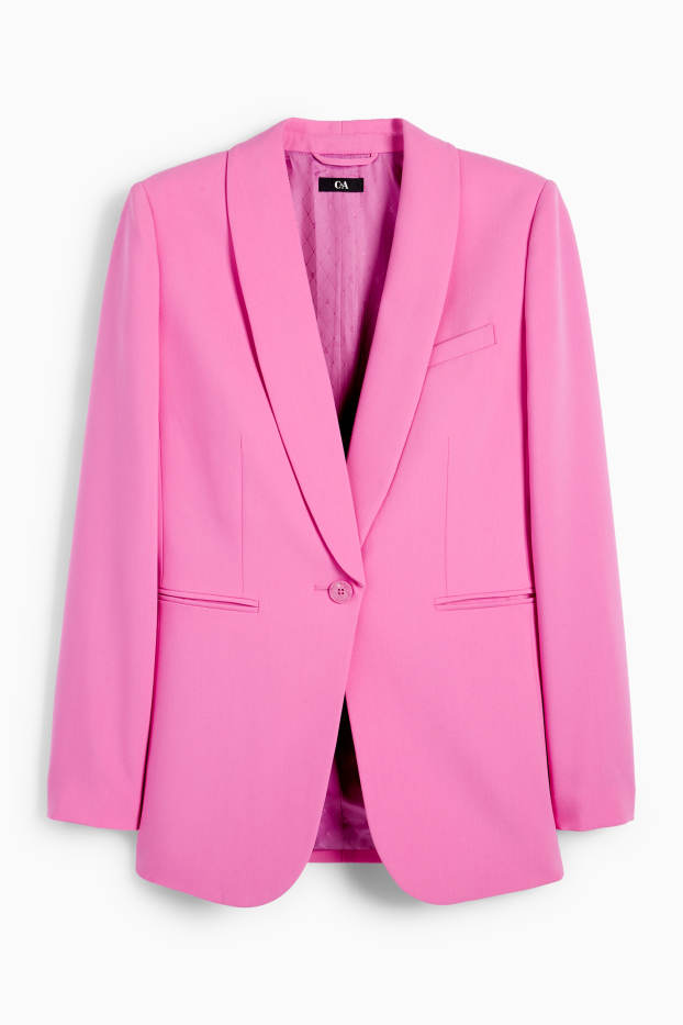 Donna - Blazer lungo - regular fit - fucsia