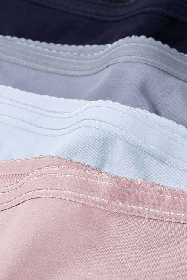 Damen - Multipack 4er - Slip - rosa / blau