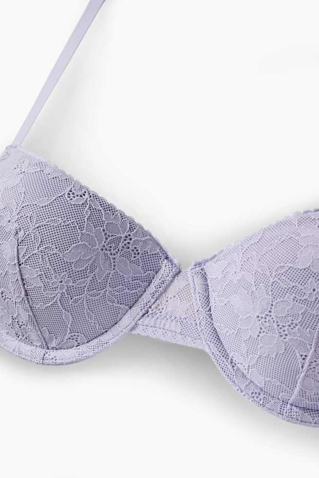 Donna - Reggiseno con ferretti - DEMI - imbottito - viola chiaro
