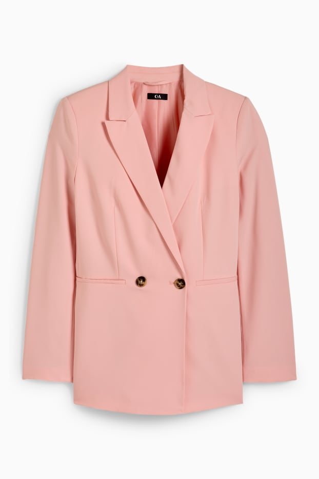 Donna - Blazer lungo - regular fit - rosa