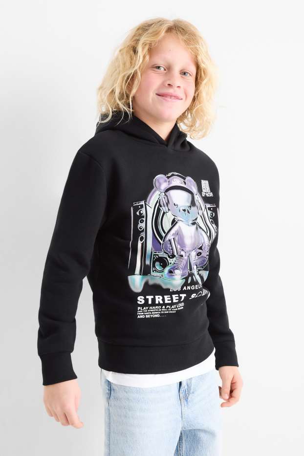 Nen - Música - dessuadora amb caputxa - negre