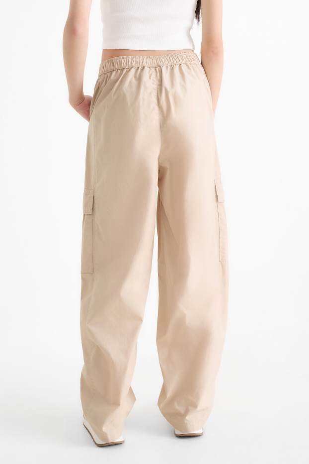 Kinder Mädchen - Cargohose - hellbeige