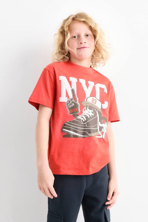 Bambini - Sneakers - maglia a maniche corte - rosso