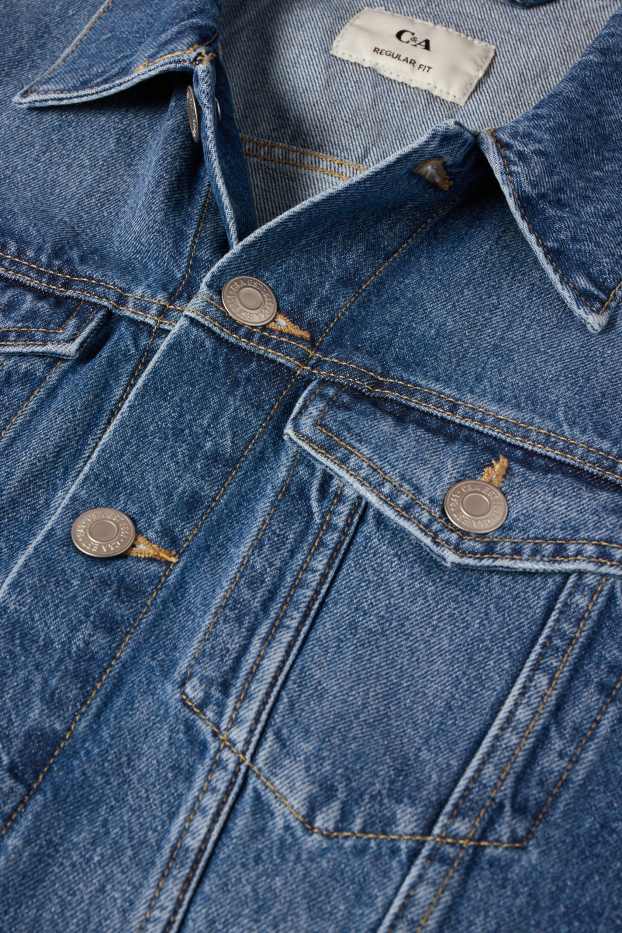 Herren - Jeansjacke - jeansblau