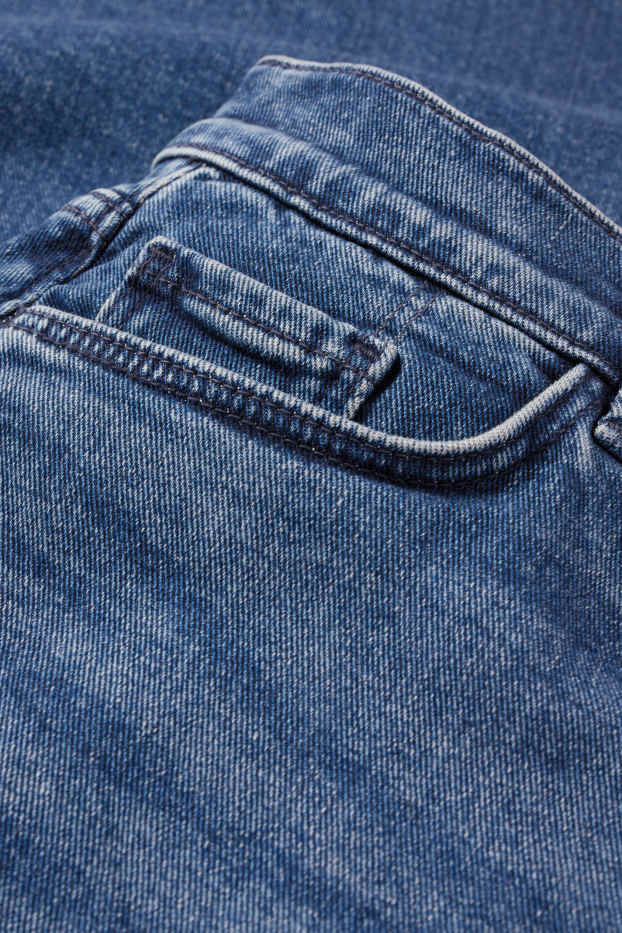 Femei - Fustă de blugi - LYCRA® - denim-albastru