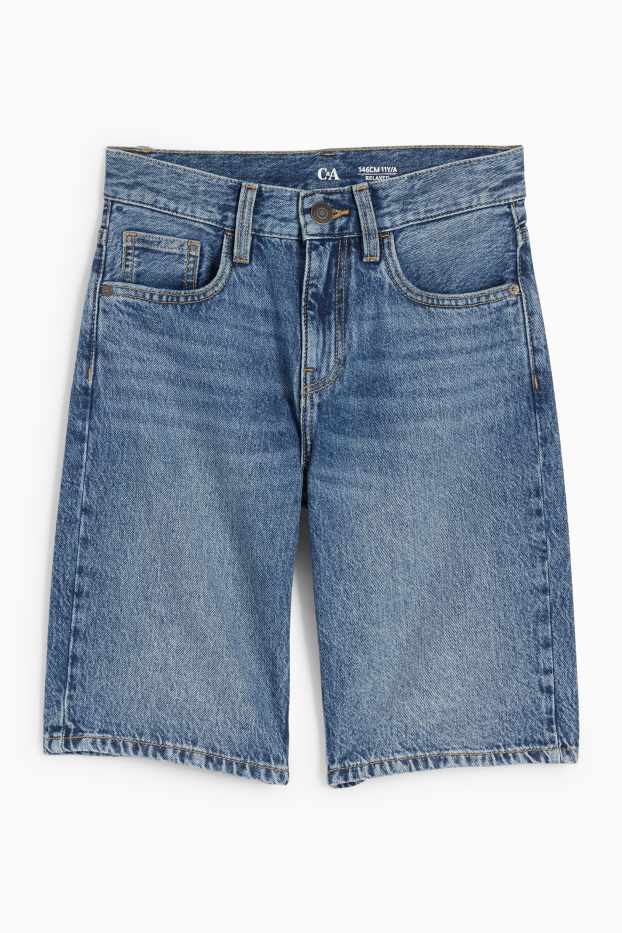 Enfants garçons - Bermudas en jean - jean bleu