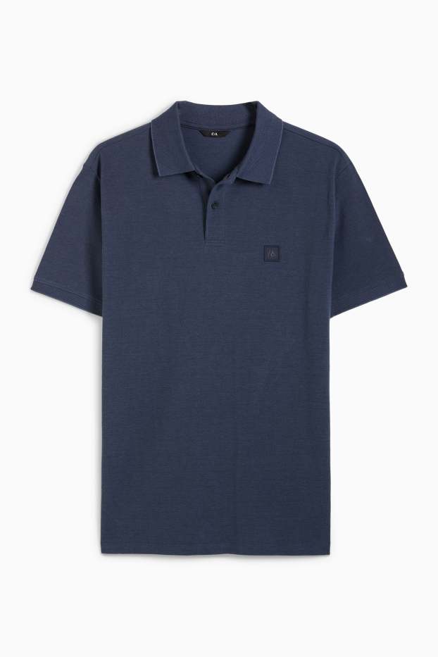 Men - Polo shirt - dark blue