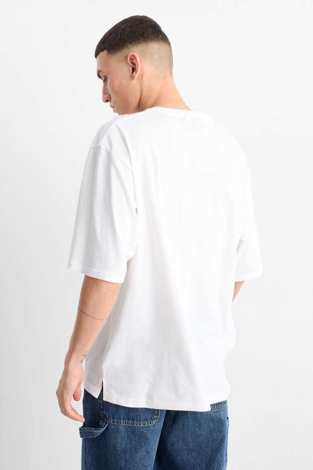Hommes - T-shirt - oversize - blanc