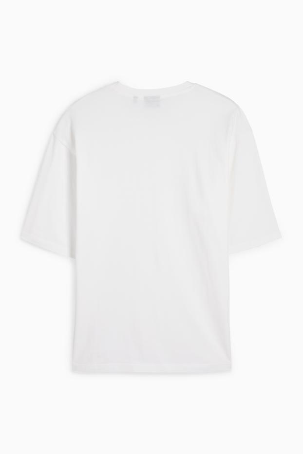 Hommes - T-shirt - oversize - blanc