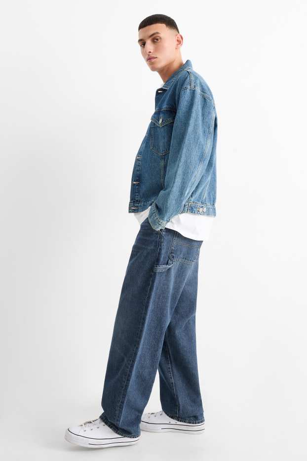 Bărbați - Baggy jeans - denim-albastru