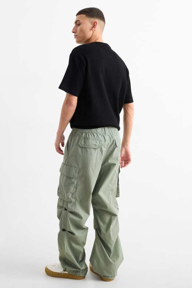 Herren - Cargohose - Relaxed Fit - grün