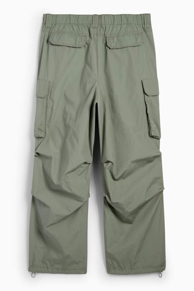 Herren - Cargohose - Relaxed Fit - grün