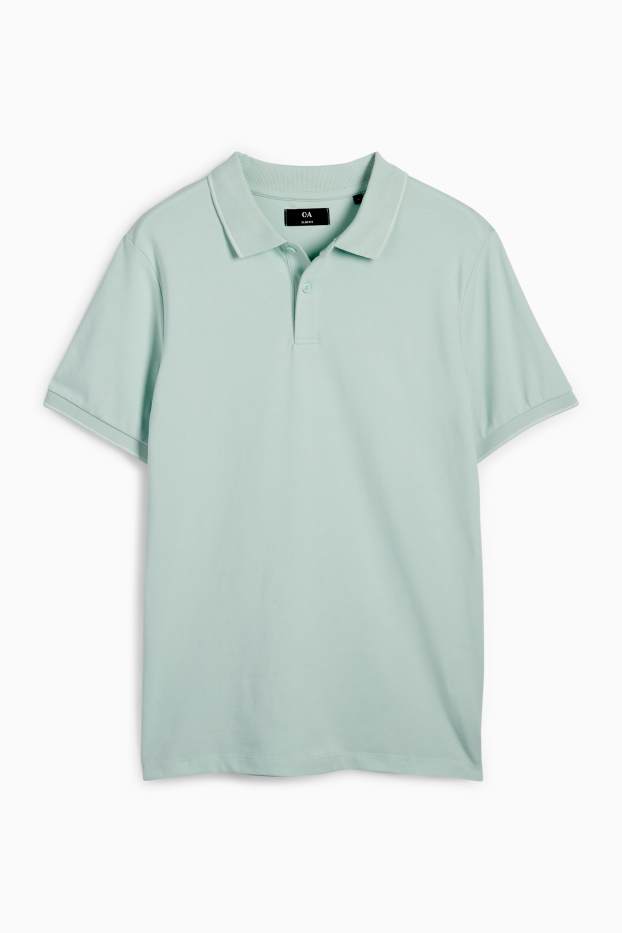 Herren - Poloshirt - mintgrün
