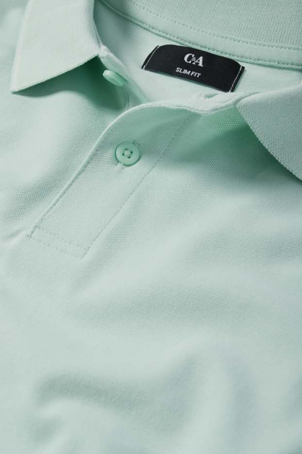 Herren - Poloshirt - mintgrün