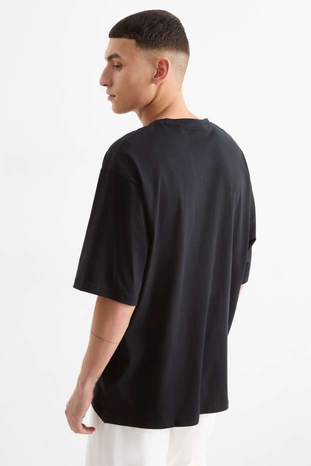 Heren - T-shirt - SpongeBob SquarePants - zwart