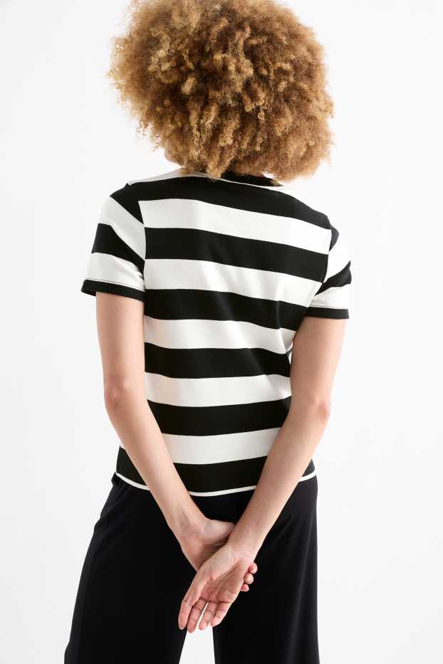 Damen - Multipack 2er - T-Shirt - schwarz / weiß