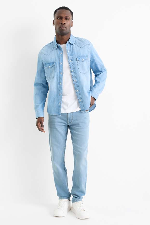 Heren - Slim jeans - Flex jog denim - jeanslichtblauw