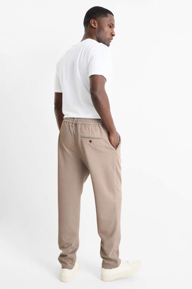 Hommes - Chino - tapered fit - beige