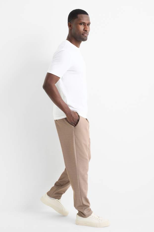 Hommes - Chino - tapered fit - beige
