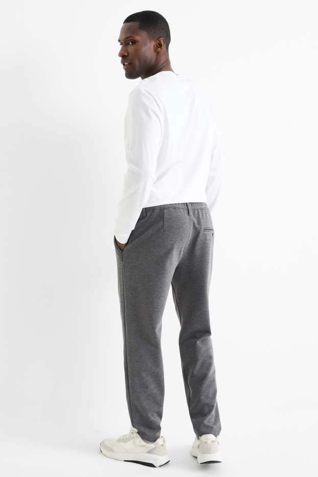 Hommes - Chino - tapered fit - gris foncé