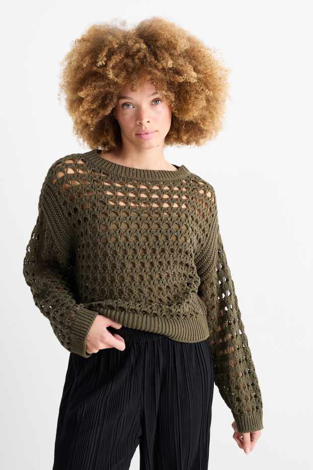 Women - Jumper - dark green