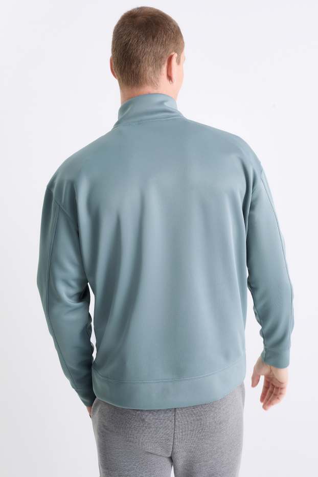 Men - Technical zip-through sweatshirt - blue