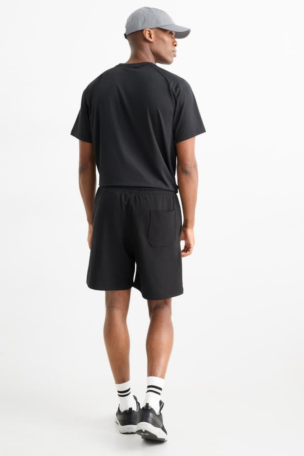 Home - Pantalons curts de xandall tècnics - negre