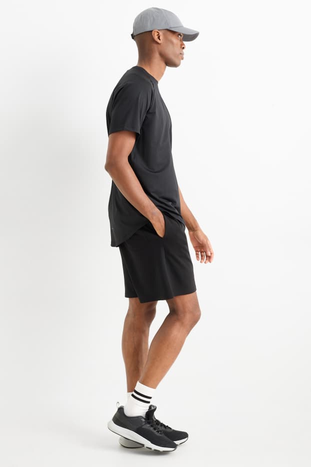 Home - Pantalons curts de xandall tècnics - negre