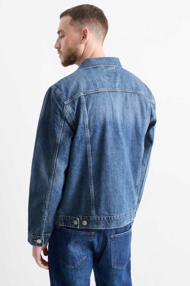 Herren - Jeansjacke - jeansblau