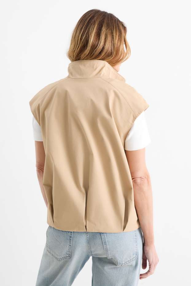 Women - Waistcoat - beige