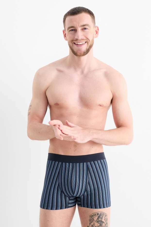 Bărbați - Multipack 5 buc. - chiloți boxer - albastru închis