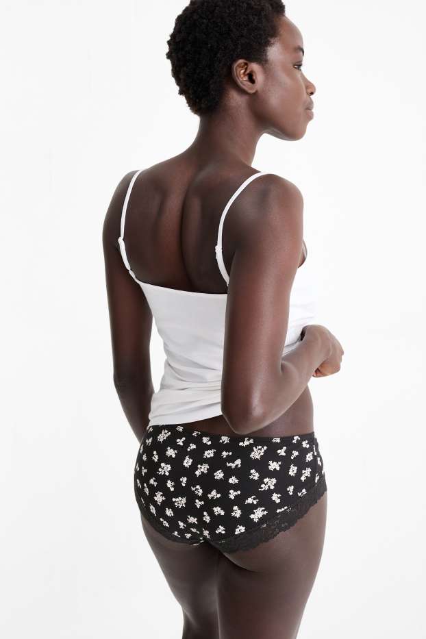 Women - Multipack of 3 - hipster - black