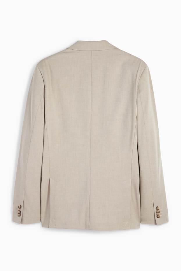 Herren - Baukasten-Sakko - Slim Fit - Stretch - hellbeige