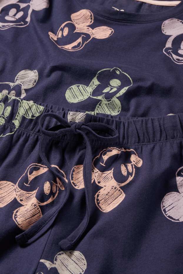 Femmes - Pyjama - Mickey Mouse - bleu foncé
