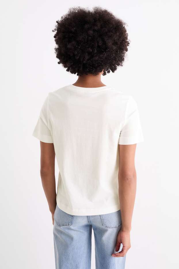 Damen - T-Shirt - weiss