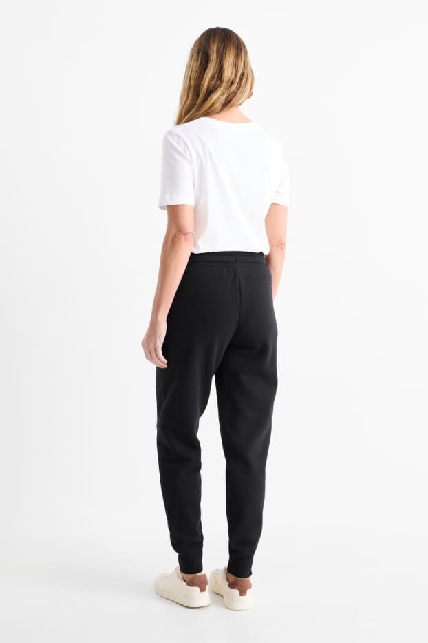 Dona - Pantalons de xandall bàsics - negre