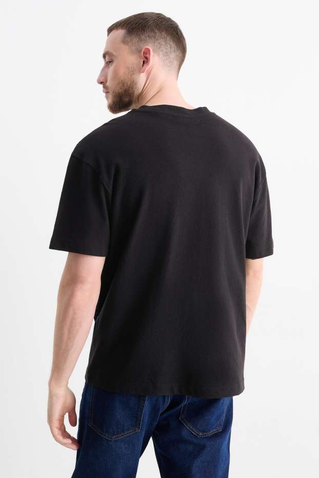 Bărbați - Tricou - relaxed fit - negru