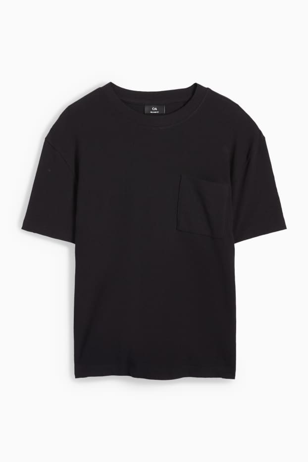 Bărbați - Tricou - relaxed fit - negru
