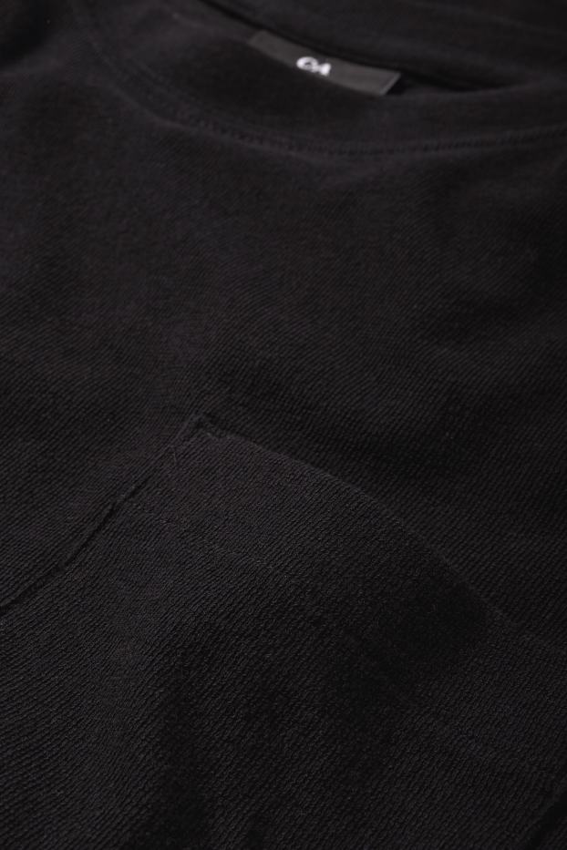 Bărbați - Tricou - relaxed fit - negru
