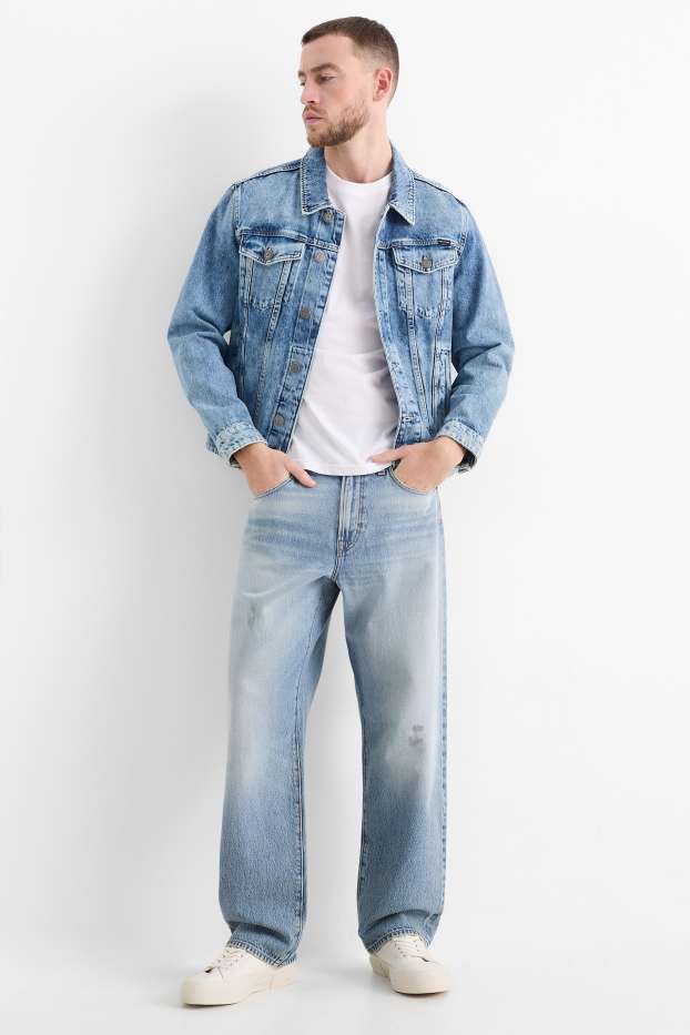 Herren - Relaxed Jeans - helljeansblau