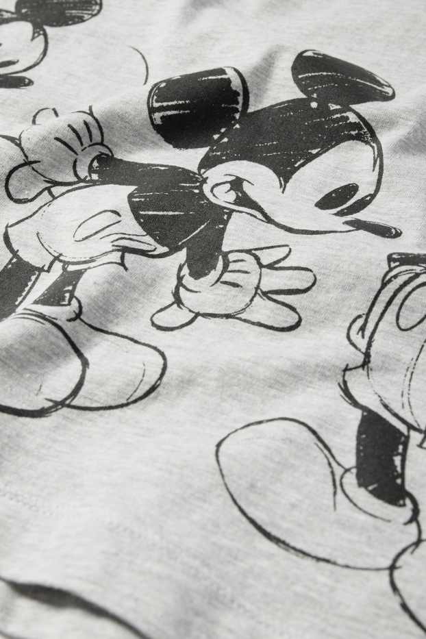 Mujer - Pijama - Mickey Mouse - gris claro jaspeado