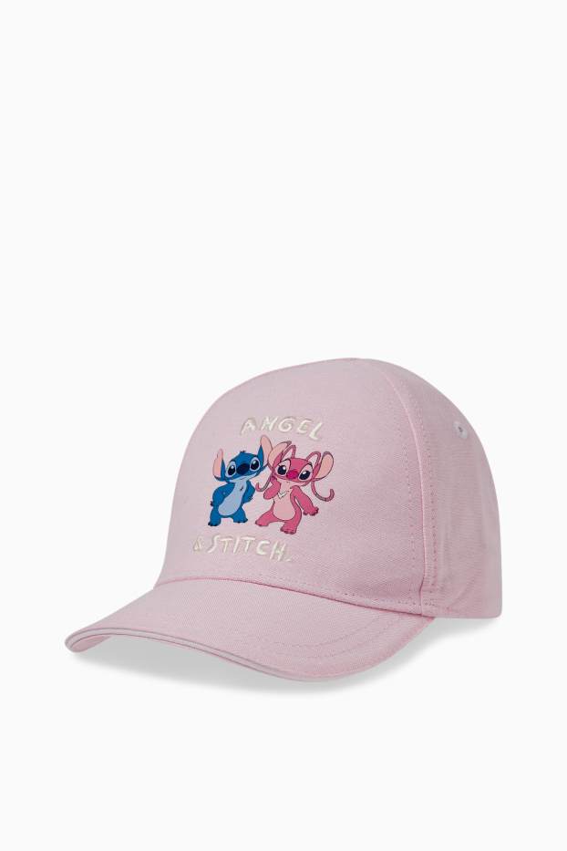 Baby Girls - Lilo & Stitch - baby cap - rose