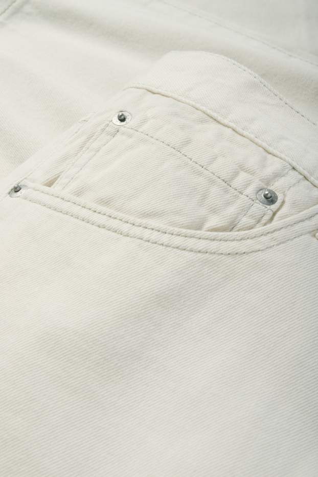 Bărbați - Baggy jeans - alb-crem
