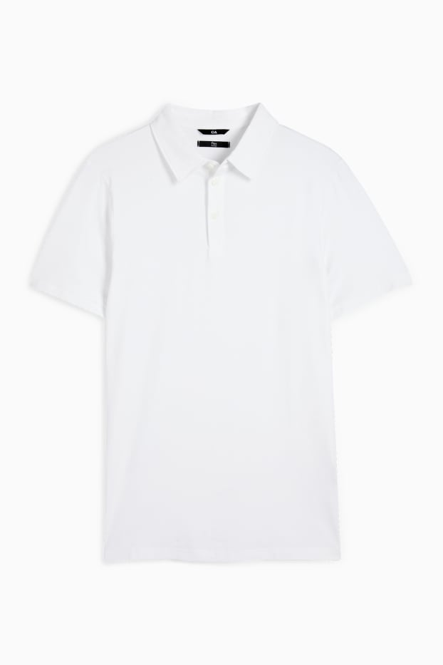 Hommes - Polo - Flex - blanc